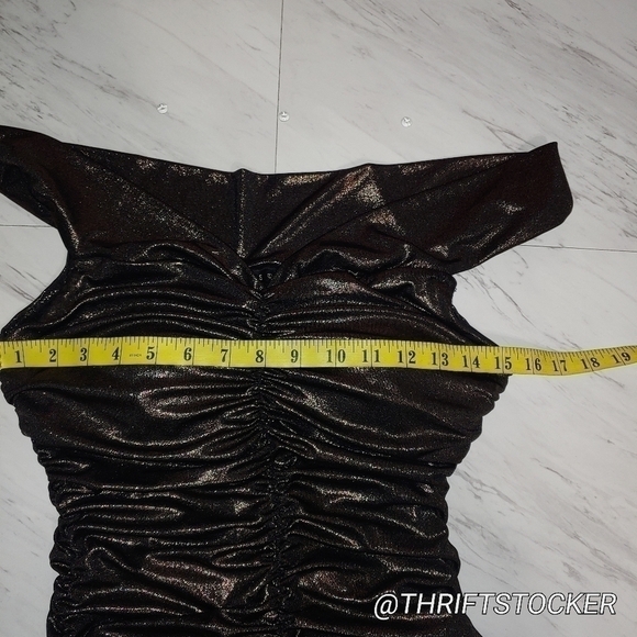 Bronze bodycon dress - Picture 5 of 6